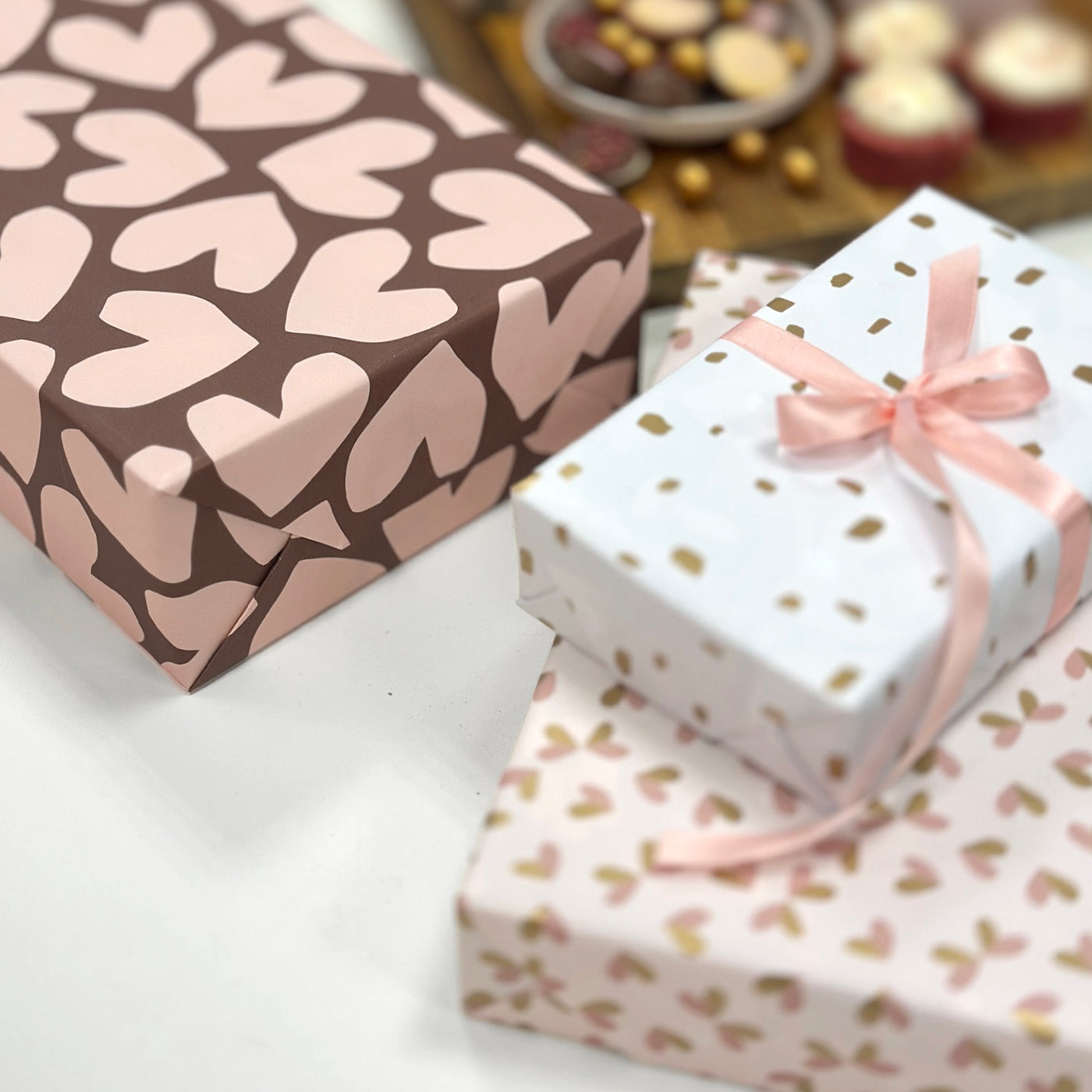 Dubbelzijdig Cadeaupapier - Solo Hearts
