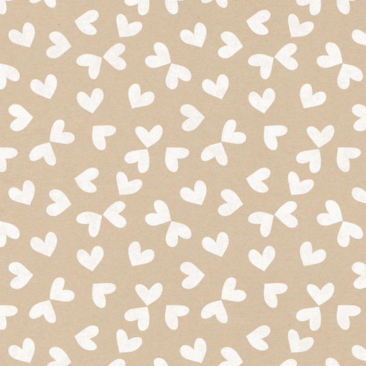 Kraft Cadeaupapier - Butterfly kisses