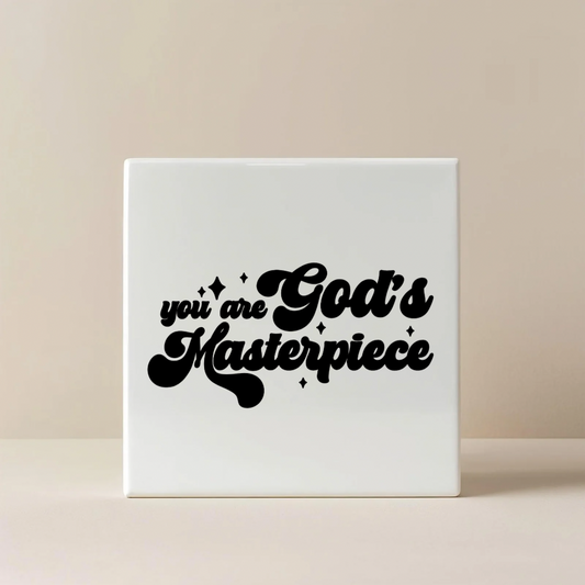 Gepersonaliseerd Tegeltje - You are Gods masterpiece