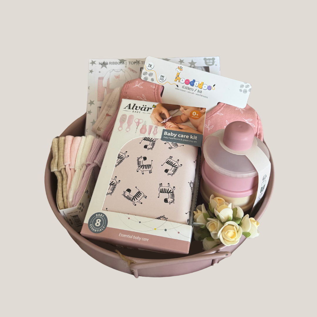 Baby Geschenkset Roze