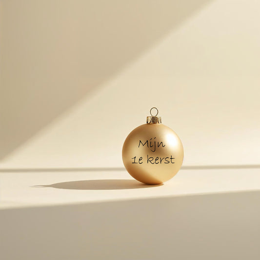 Gouden Kerstbal - Mat