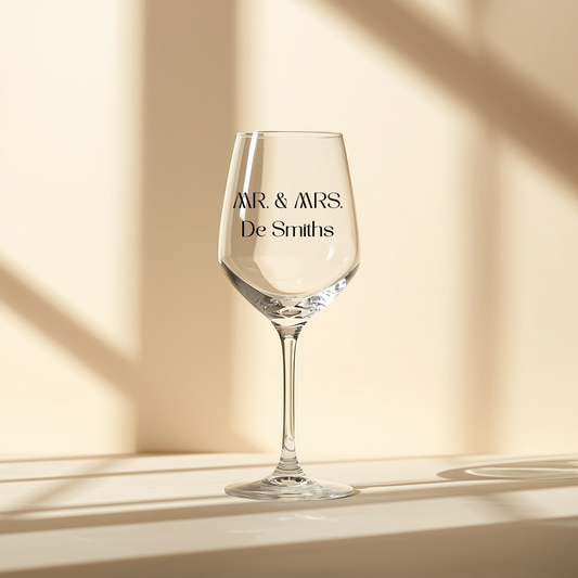 Wijnglas - met bedrukking