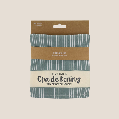 Theedoek –  Opa koning van de gezelligheid!
