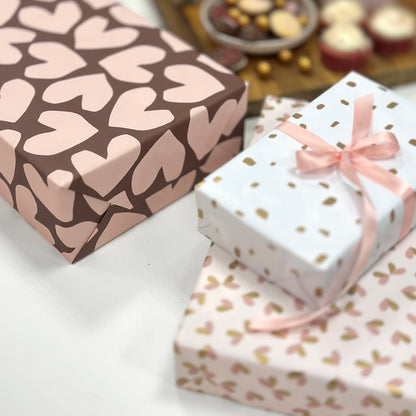 Dubbelzijdig Cadeaupapier - Solo Hearts