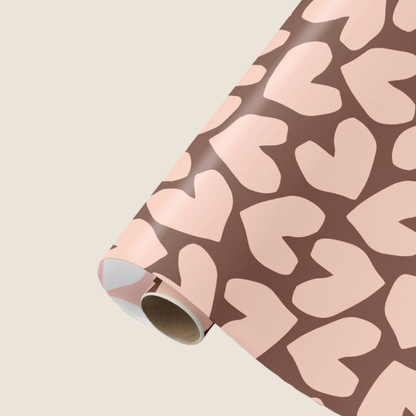 Dubbelzijdig Cadeaupapier - Solo Hearts