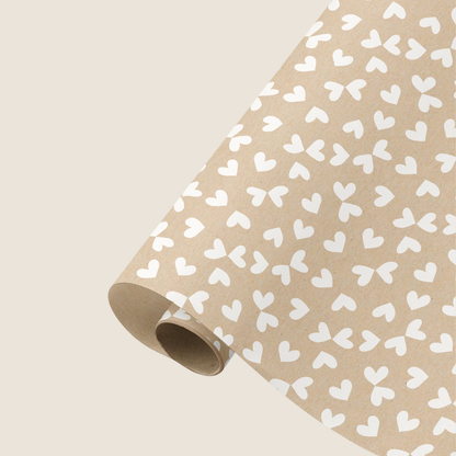 Kraft Cadeaupapier - Butterfly kisses