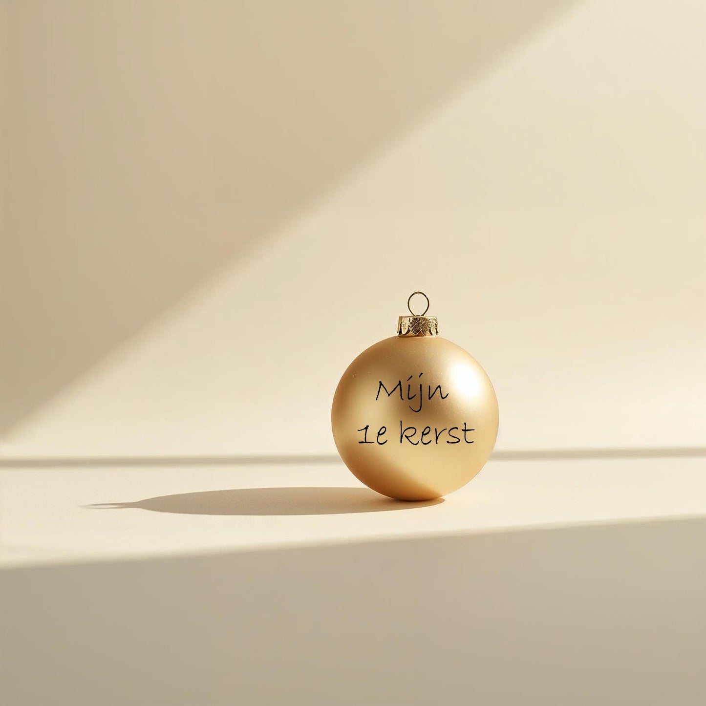 Gouden Kerstbal - Mat