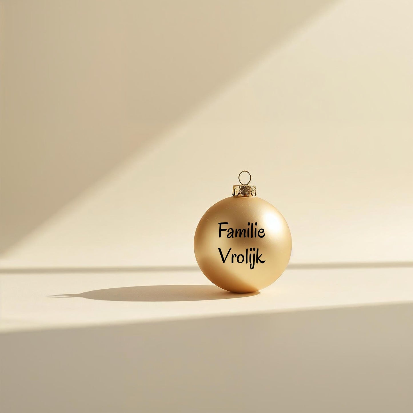 Gouden Kerstbal - Mat