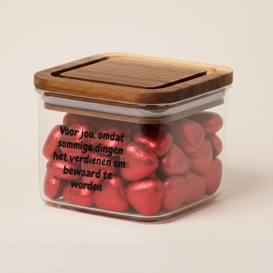 Kleine Voorraadpot - Met Chocolade